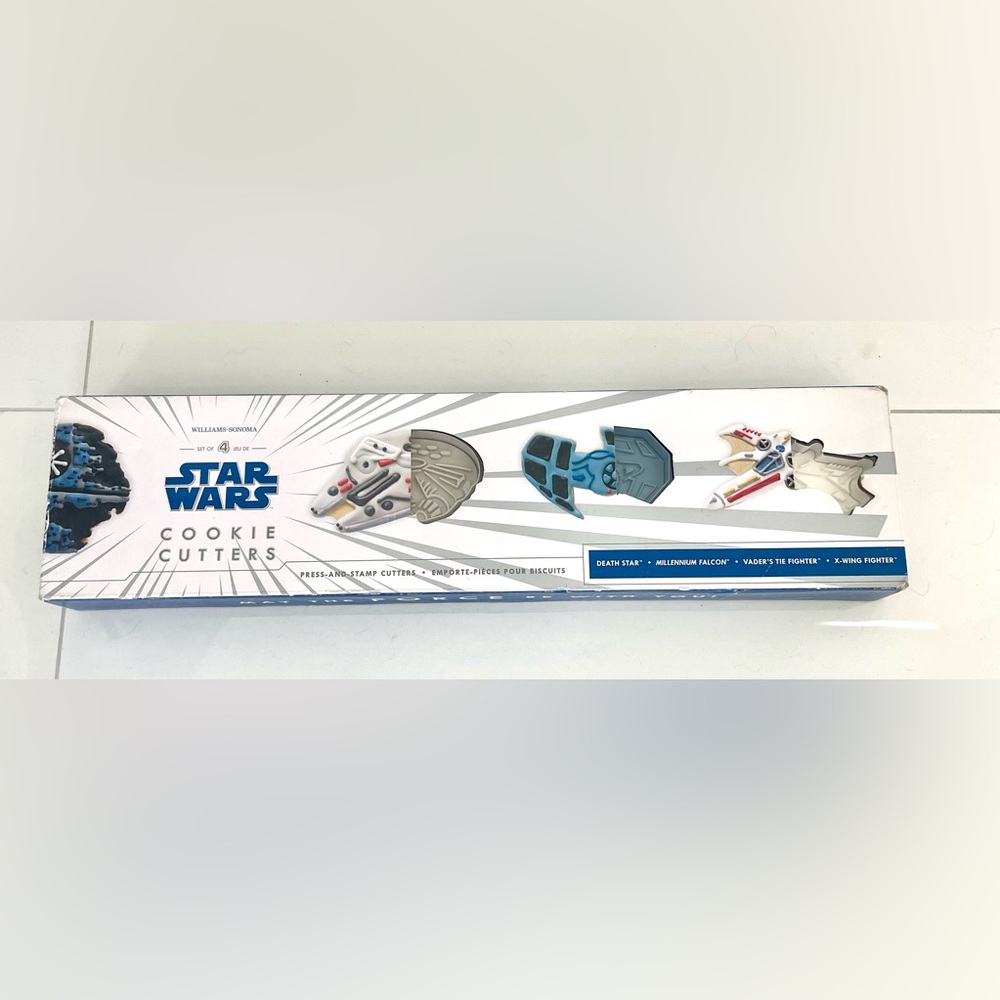 Star Wars Set Of 4 Cookie Cutters By Williams-Sonoma - New In Package